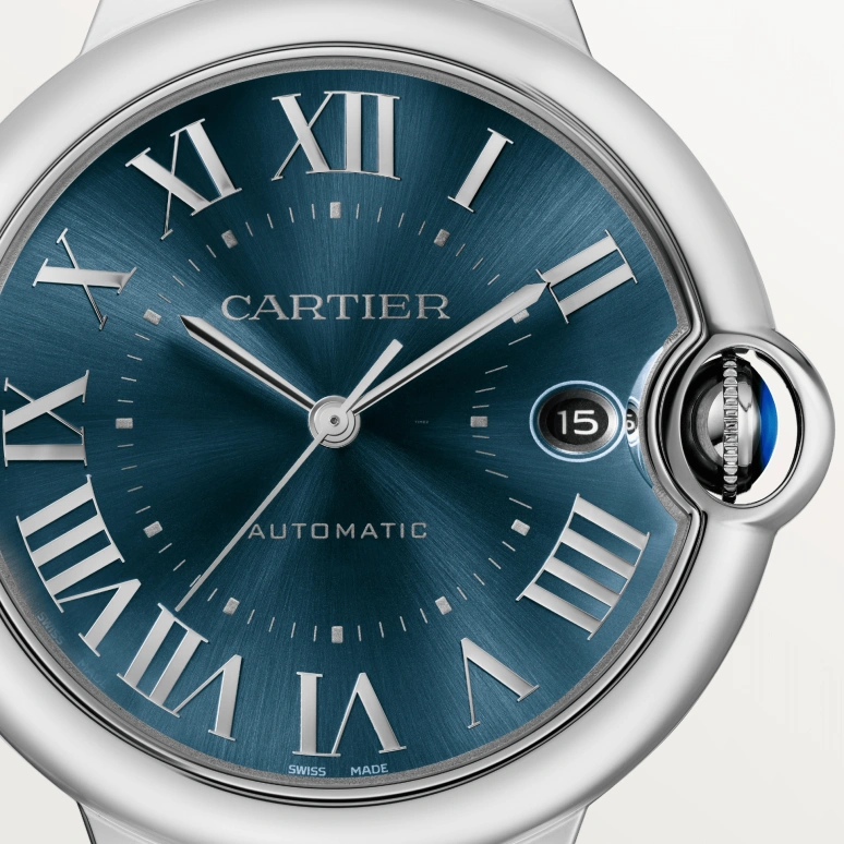 Cartier,Ballon Bleu de Cartier 40mm,40mm,Stainless Steel,Blue,Automatic,42hours,In-house Caliber,WSBB0061