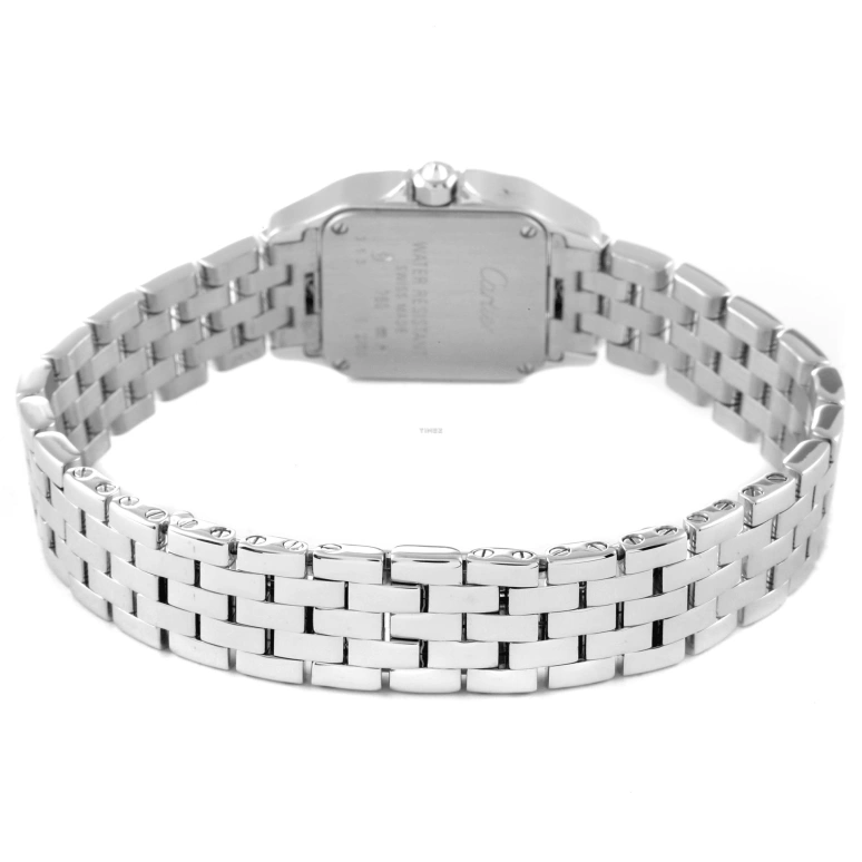 Cartier,Santos de Cartier 28.25x21.65mm,28.25x21.65mm,White Gold,Silver,Quartz,Sapphire,Crystal Glass,Square,WF9003Y8