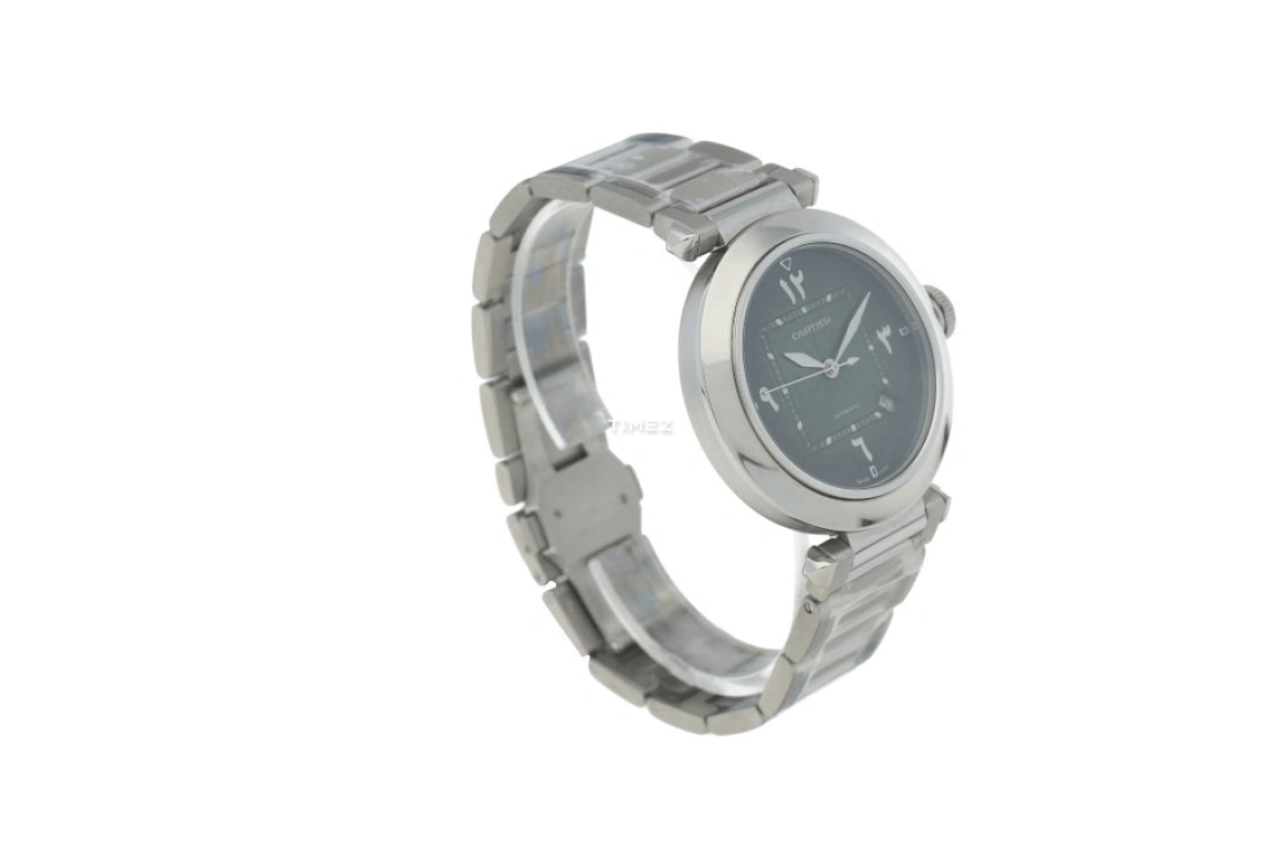 Cartier,Pasha de Cartier 41mm,41mm,Stainless Steel,Green,Automatic,Day,42hours,WSPA0022