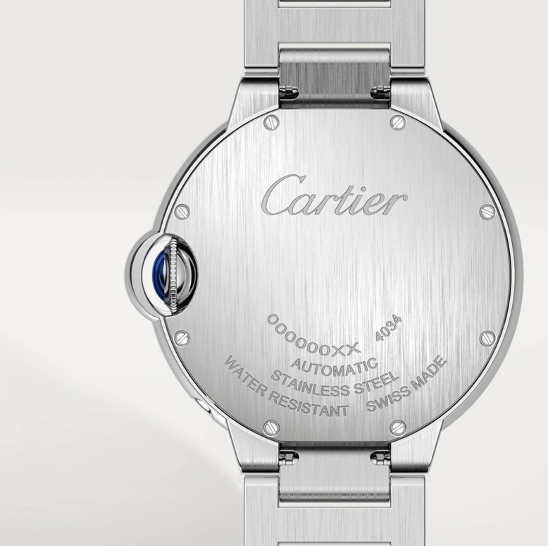 Cartier,Ballon Bleu de Cartier 37mm,37mm,Stainless Steel,Silver,Automatic,Moonphase,Sapphire,Crystal Glass,WSBB0050