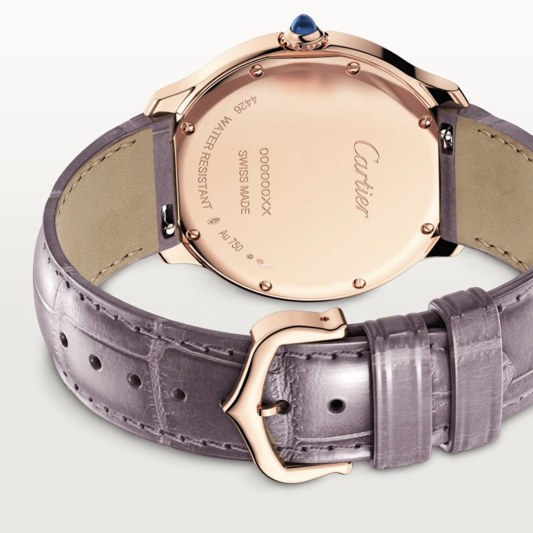 Cartier,Ronde de Cartier 36mm,36mm,Rose Gold,Cream,Quartz,Sapphire,Crystal Glass,Round,WGRN0012