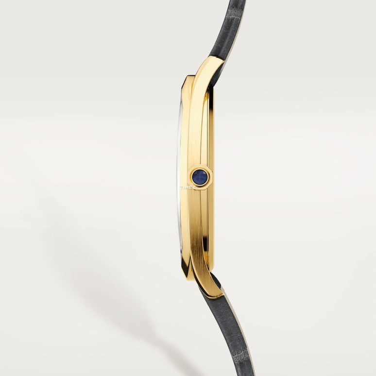 Cartier,Drive de Cartier 44.76x39.14mm,44.76x39.14mm,Yellow Gold,Silver,Handwound,36hours,In-house Caliber,WGNM0011