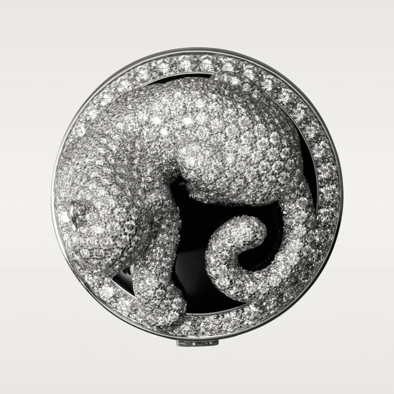 Cartier,High Jewelry Watches ,White Gold,Silver,Quartz,In-house Caliber,Sapphire,Crystal Glass,HPI00693