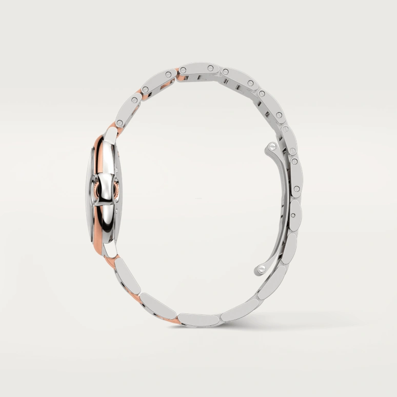 Cartier,Ballon Bleu de Cartier 33mm,33mm,Stainless Steel,Rose Gold,Silver,Automatic,Sapphire,Crystal Glass,Round,W2BB0032