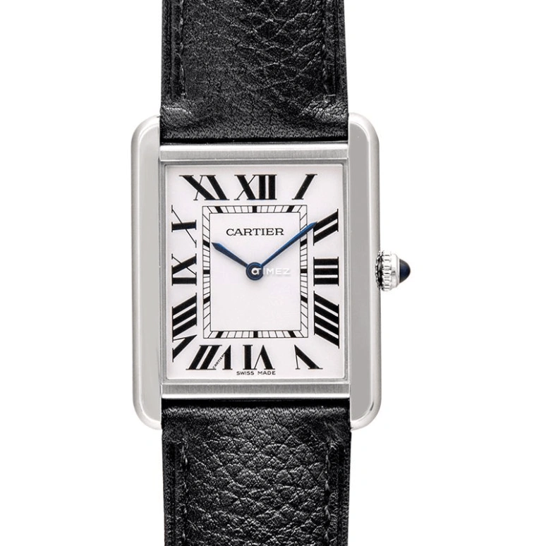 Cartier,Tank 34.80x27.40mm,34.80x27.40mm,Stainless Steel,Silver,Quartz,Sapphire,Crystal Glass,Square,WSTA0028