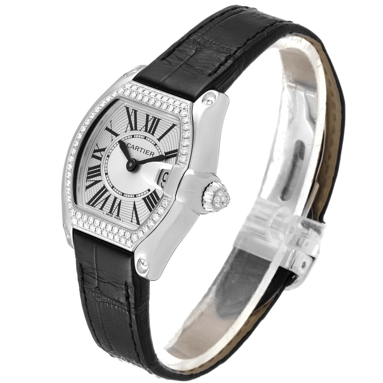 Cartier,Drive de Cartier 37x32.80mm,37x32.80mm,White Gold,Silver,Quartz,Day,In-house Caliber,WE500260