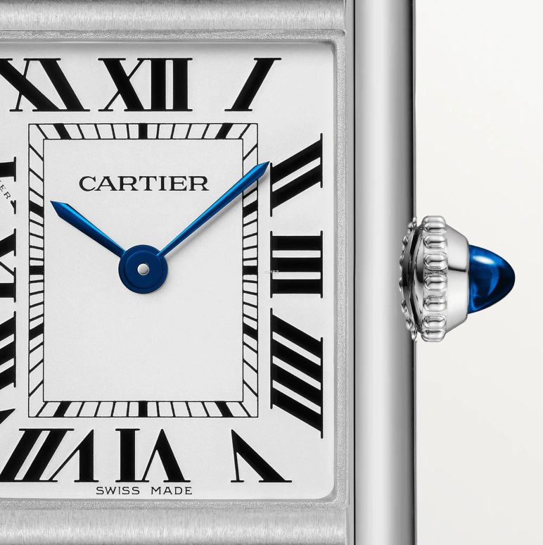 Cartier,Tank 29.50x22mm,29.50x22mm,Stainless Steel,White,Quartz,Sapphire,Crystal Glass,Rectangular,WSTA0121