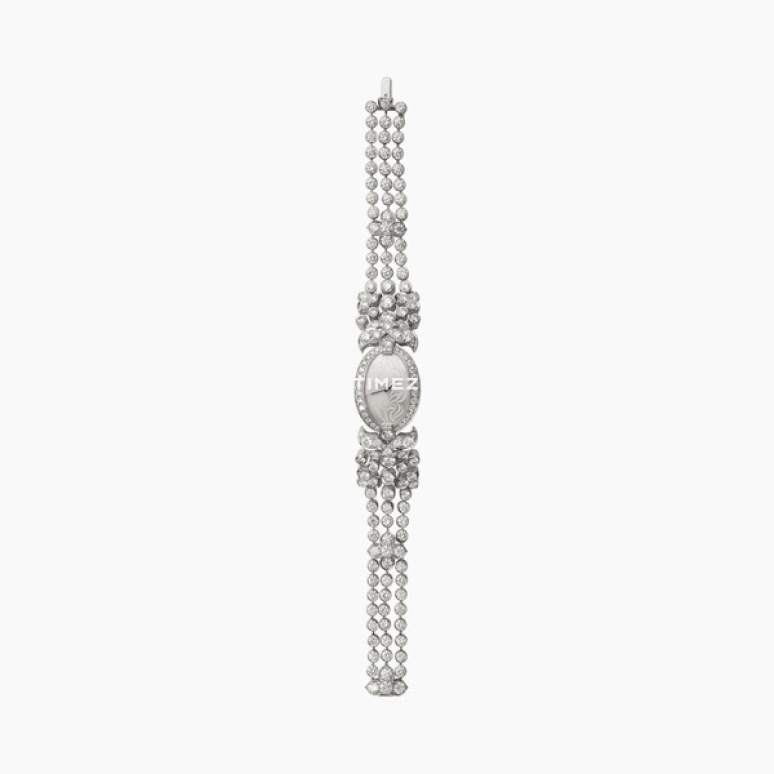 Cartier,High Jewelry Watches ,White Gold,Silver,Quartz,In-house Caliber,Sapphire,Crystal Glass,HPI00434