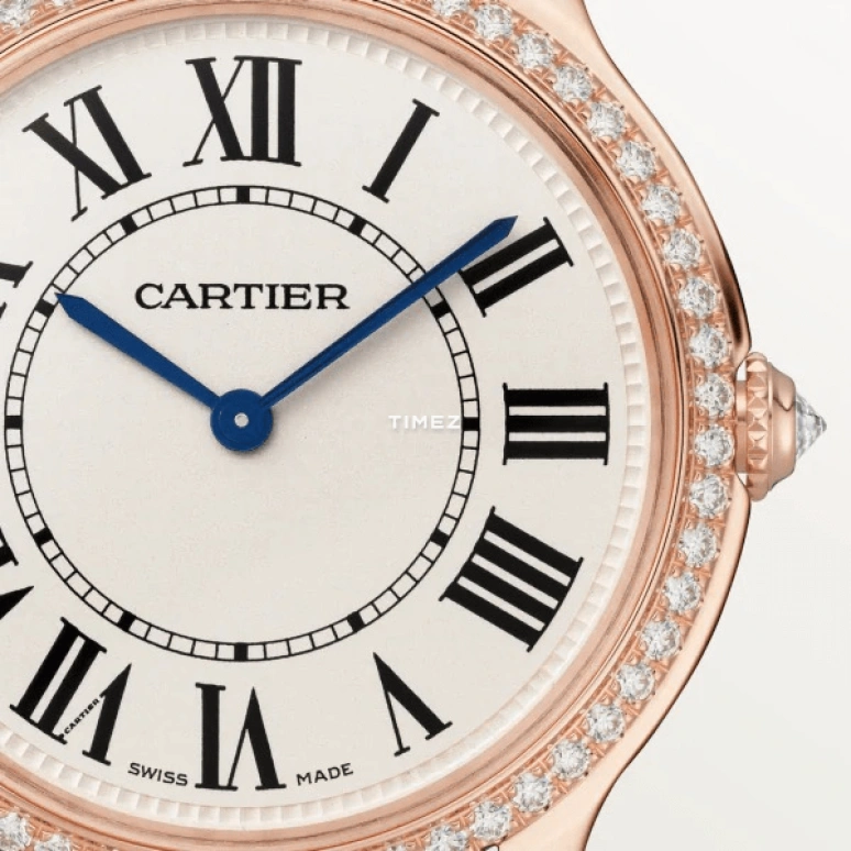 Cartier,Ronde de Cartier 36mm,36mm,Rose Gold,Cream,Quartz,Sapphire,Crystal Glass,Round,WJRN0010