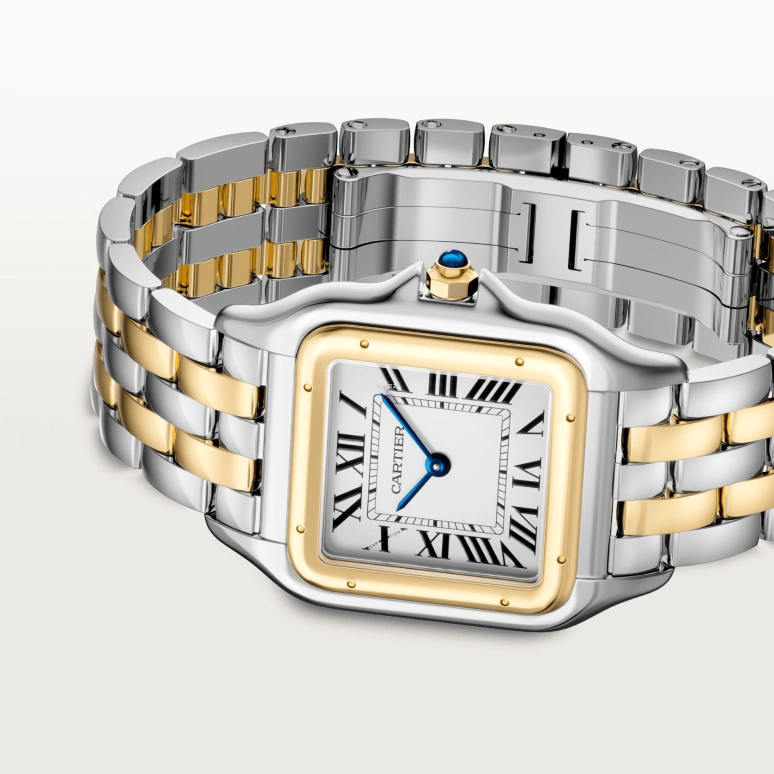 Cartier,Panthère de Cartier 31x42mm,31x42mm,Stainless Steel,Silver White,Quartz,Sapphire,Crystal Glass,Square,W2PN0016