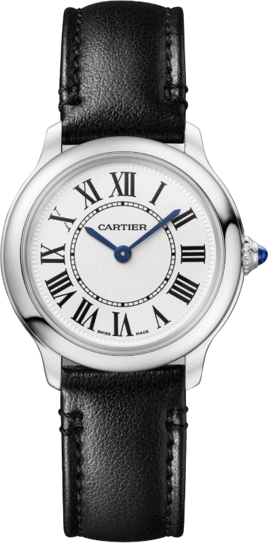 Cartier,Ronde de Cartier 29mm,29mm,Stainless Steel,Silver,Quartz,Sapphire,Crystal Glass,Round,WSRN0030