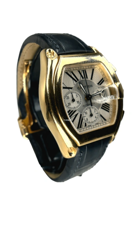 Cartier,Drive de Cartier 47.60x42.80mm,47.60x42.80mm,Yellow Gold,Silver,Automatic,Chronograph,Day,W62021Y3