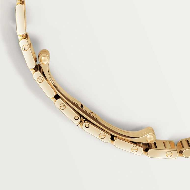 Cartier,Tank 24.97x29.95mm,24.97x29.95mm,Yellow Gold,Silver,Quartz,Sapphire,Crystal Glass,Square,WJTA0025
