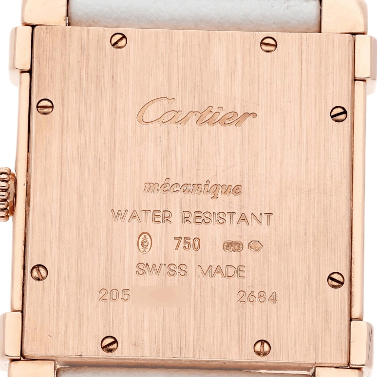 Cartier,Tank 29mm,29mm,Rose Gold,Silver,Handwound,36hours,In-house Caliber,WE300351