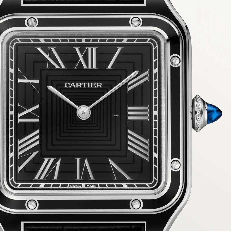Cartier,Tank 43.50x31.40mm,43.50x31.40mm,Stainless Steel,Black,Handwound,36hours,In-house Caliber,WSSA0046