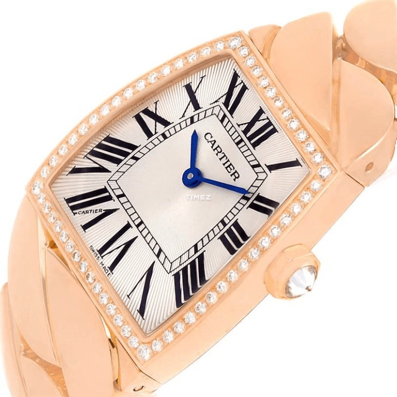 Cartier,La Dona de Cartier 27x29mm,27x29mm,Rose Gold,Silver,Quartz,Sapphire,Crystal Glass,Other,WE601008