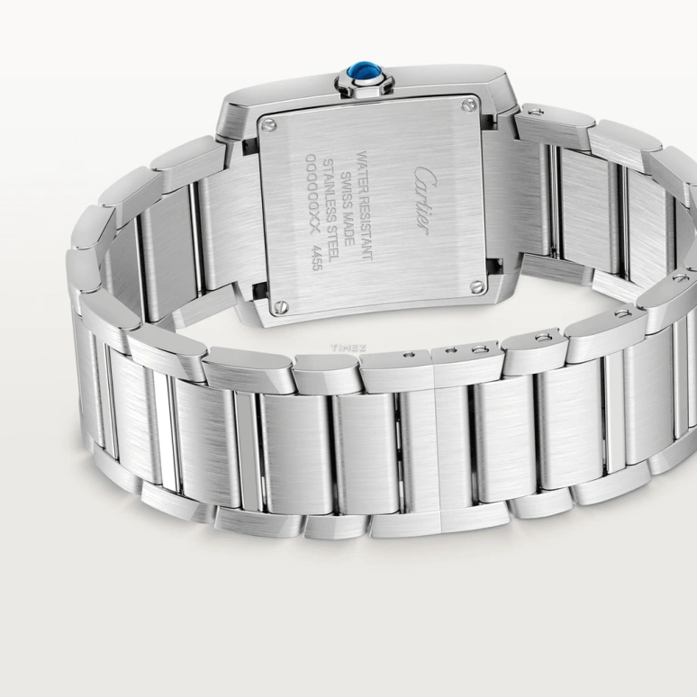 Cartier,Tank 32x27mm,32x27mm,Stainless Steel,Silver,Quartz,Sapphire,Crystal Glass,Square,WSTA0074