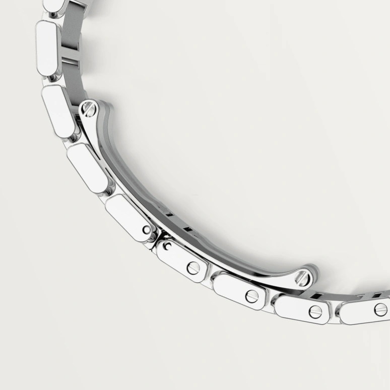 Cartier,Tank 25x20mm,25x20mm,Stainless Steel,Silver,Quartz,In-house Caliber,Sapphire,Crystal Glass,W51008Q3