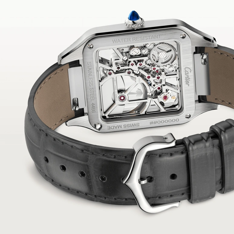 Cartier,Santos de Cartier 31x43.50mm,31x43.50mm,Stainless Steel,Silver,Automatic,44hours,In-house Caliber,WHSA0032