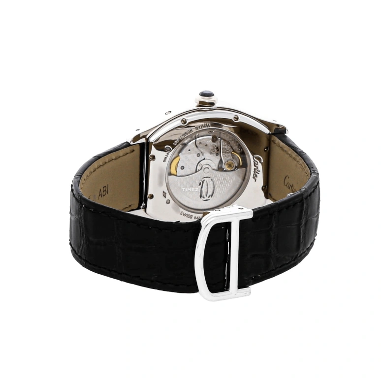 Cartier,Tortue 34x43mm,34x43mm,Platinum,Silver,Automatic,Perpetual Calendar,Leap Year,Month,Date,Sapphire,Crystal Glass,Tonneau,W1540551