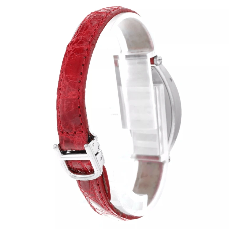 Cartier,Tonneau 21mm,21mm,White Gold,Silver,Handwound,Tonneau,WE400251