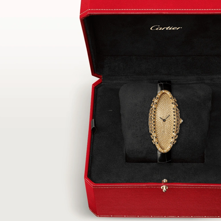 Cartier,Libre 47x21mm,47x21mm,Yellow Gold,Gold,Handwound,38hours,In-house Caliber,WJLI0019