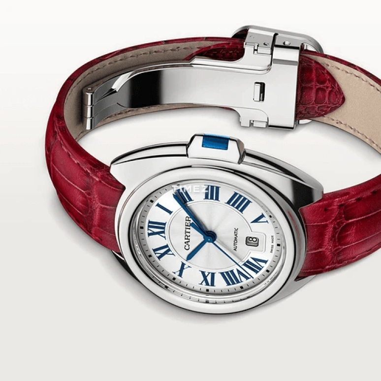 Cartier,Clé de Cartier 31mm,31mm,Stainless Steel,Silver,Automatic,Day,42hours,WSCL0016