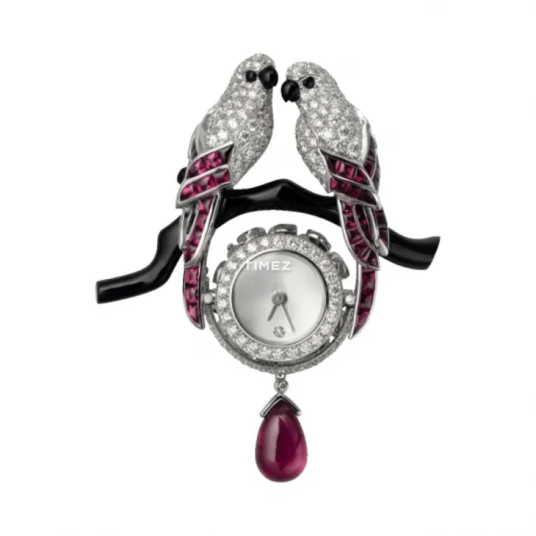 Cartier,High Jewelry Watches ,White Gold,Transparent,Silver,Silver White,Quartz,In-house Caliber,Sapphire,Crystal Glass,HPI00661