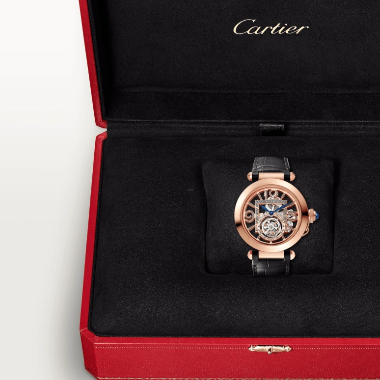 Cartier,Pasha de Cartier 41mm,41mm,Rose Gold,Handwound,Tourbillon,50hours,WHPA0006