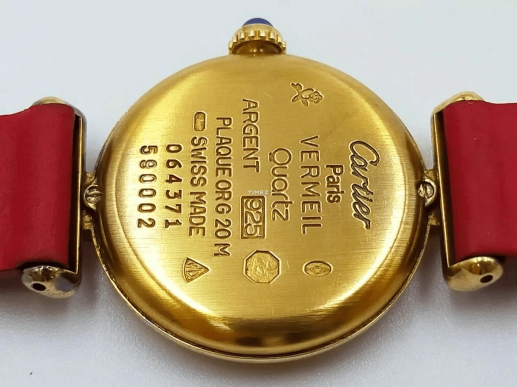 Cartier,Other 23.80mm,23.80mm,Yellow Gold,White,Quartz,Sapphire,Round,590002