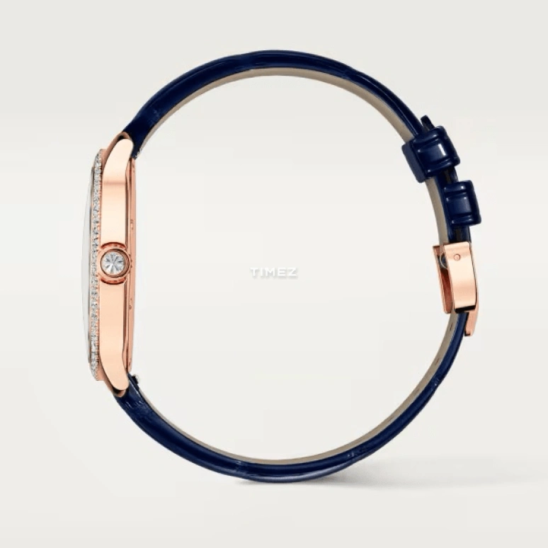 Cartier,Ronde de Cartier 36mm,36mm,Rose Gold,Cream,Quartz,Sapphire,Crystal Glass,Round,WJRN0010