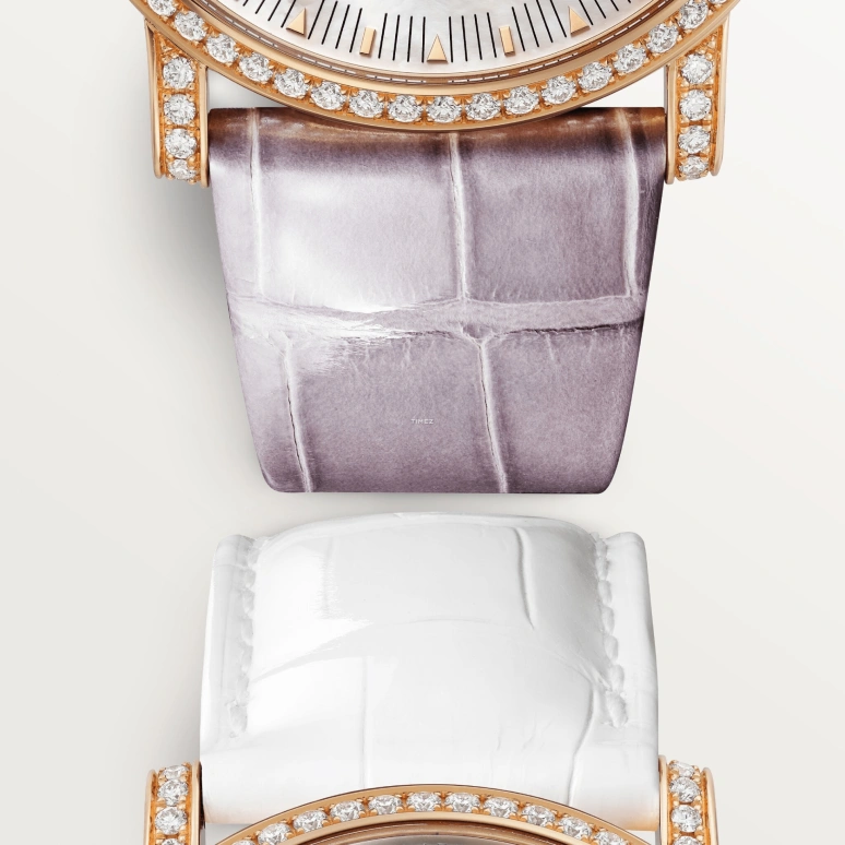 Cartier,Panthère de Cartier 40mm,40mm,Rose Gold,Rose Gold,Silver,Handwound,Retrograde,Day / Night Indication,HPI01520