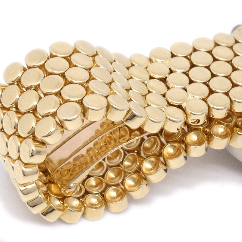 Cartier,Other 25mm,25mm,Yellow Gold,White,Quartz,Sapphire,Round,W60001S8