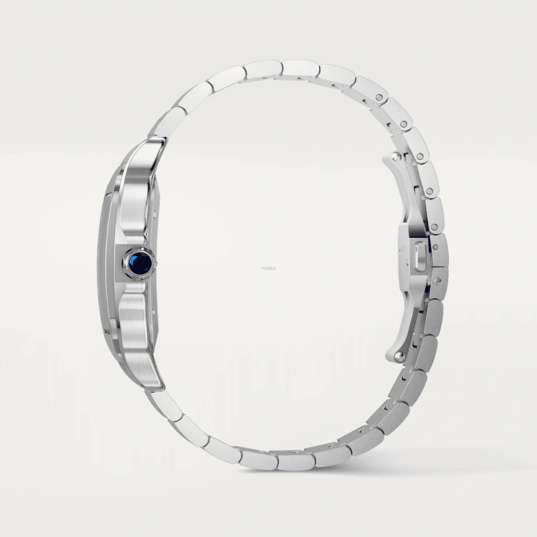 Cartier,Santos de Cartier 40.20x47.50mm,40.20x47.50mm,Stainless Steel,Grey,Coal Gray,Automatic,Day,Dule Time,WSSA0076