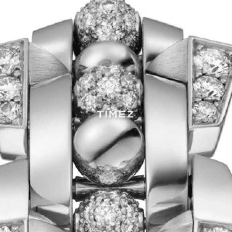 Cartier,Clash 18.40x32.80mm,18.40x32.80mm,White Gold,Silver,Quartz,Sapphire,Crystal Glass,Other,WJMB0002
