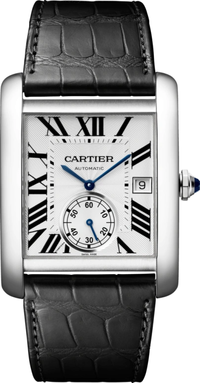Cartier,Tank 34.30mm,34.30mm,Stainless Steel,Silver,Automatic,Day,48hours,W5330003