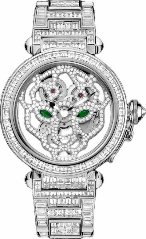 Cartier,High Jewelry Watches 42mm,42mm,White Gold,Handwound,In-house Caliber,Sapphire,HPI00513