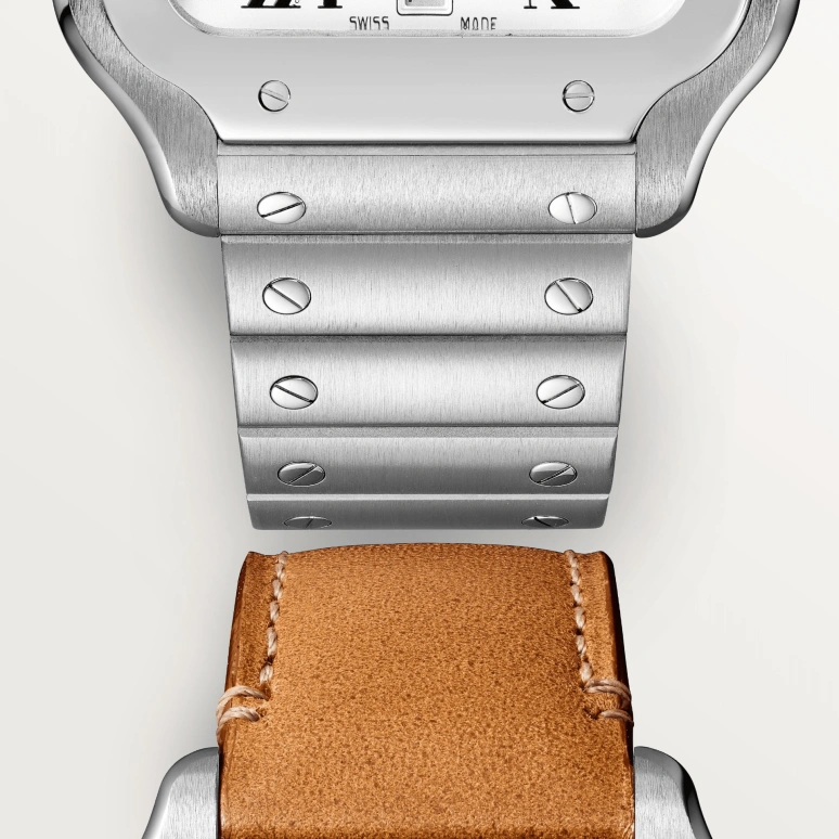 Cartier,Santos de Cartier 39.80x47.50mm,39.80x47.50mm,Stainless Steel,Silver,Automatic,Day,42hours,WSSA0018