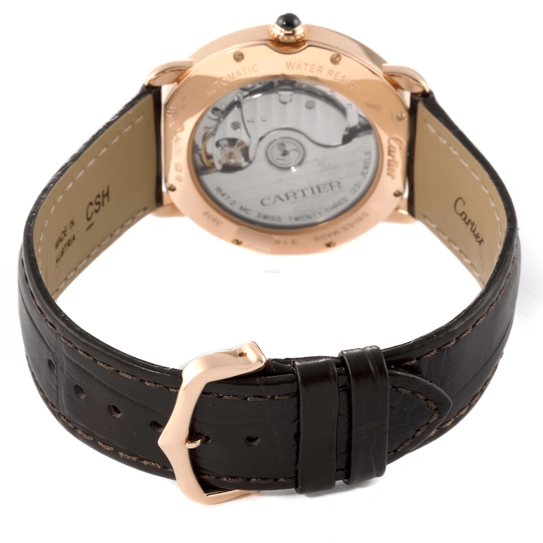 Cartier,Ronde de Cartier 36mm,36mm,Rose Gold,Silver,Automatic,42hours,In-house Caliber,WGRN0006
