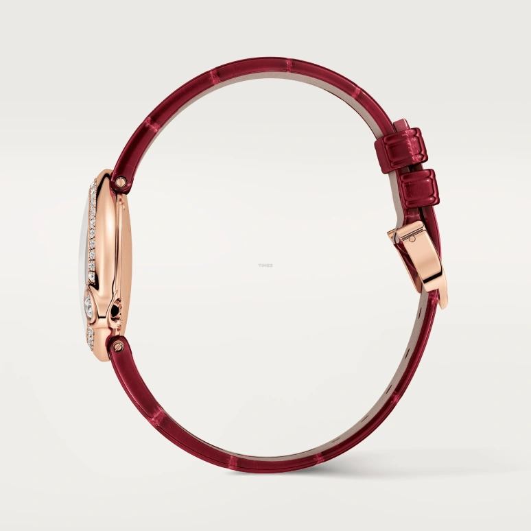 Cartier,Ballon Bleu de Cartier 30mm,30mm,Rose Gold,White,Quartz,Sapphire,Crystal Glass,Round,WJBL0012