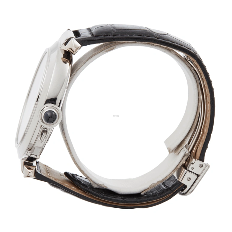 Cartier,Pasha de Cartier 42mm,42mm,Platinum,Silver,Automatic,Sapphire,Crystal Glass,Round,W3018751