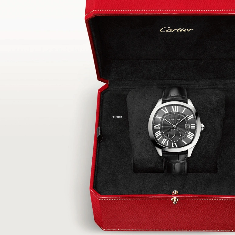 Cartier,Drive de Cartier 40mm,40mm,Stainless Steel,Black,Automatic,Day,48hours,WSNM0018