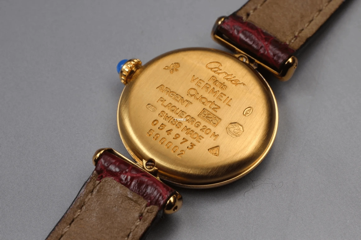 Cartier,Other 23.80mm,23.80mm,Yellow Gold,White,Quartz,Sapphire,Round,590002