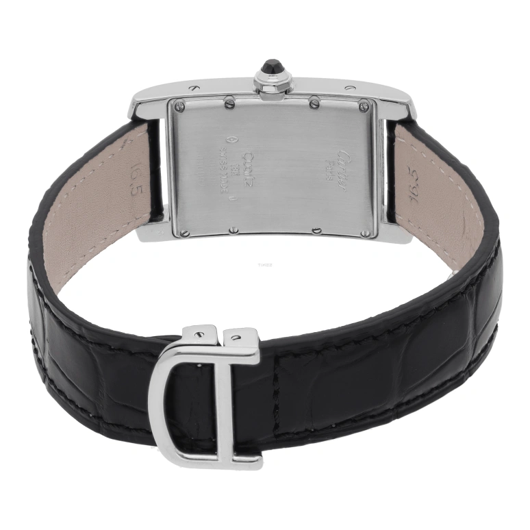 Cartier,Tank 31mm,31mm,Stainless Steel,White,Quartz,Day,Sapphire,Crystal Glass,3012905