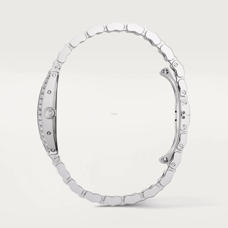 Cartier,Tank 28x15.20mm,28x15.20mm,White Gold,Silver,Quartz,Sapphire,Crystal Glass,Square,WJTA0067