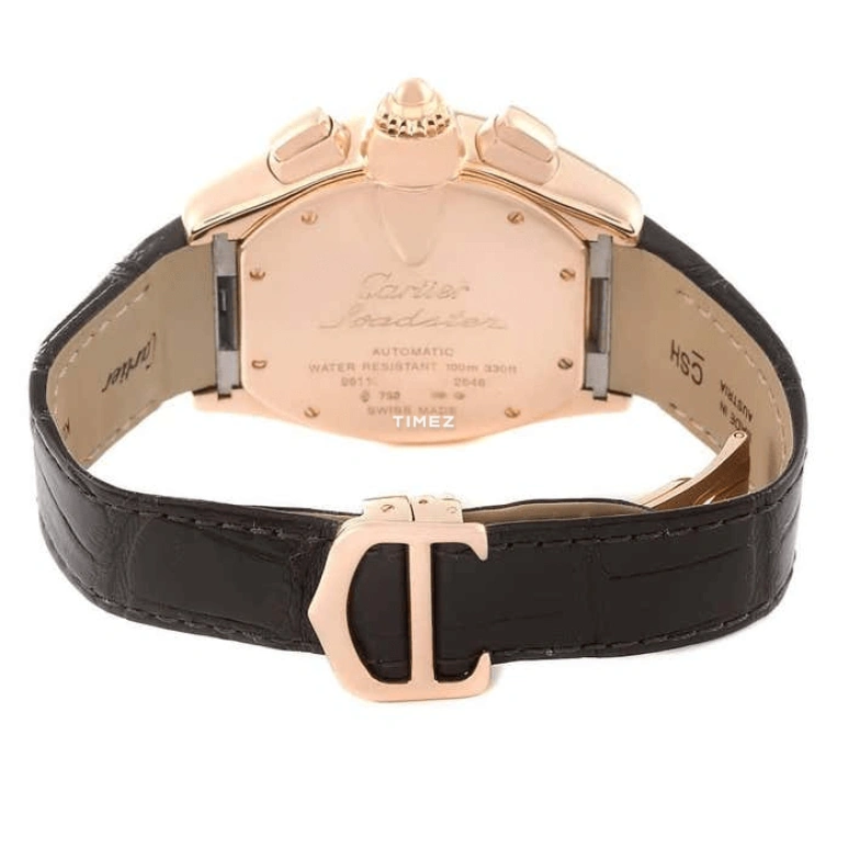 Cartier,Drive de Cartier 47x43mm,47x43mm,Rose Gold,Coffee,Brown,Automatic,Chronograph,Day,W62042Y5