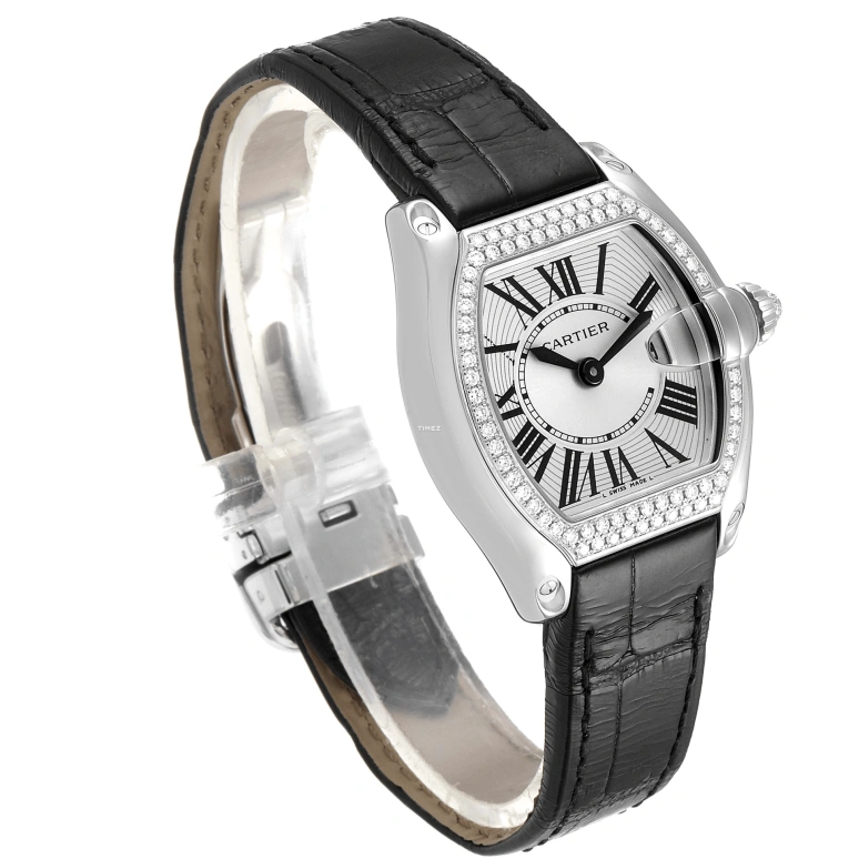 Cartier,Drive de Cartier 37x32.80mm,37x32.80mm,White Gold,Silver,Quartz,Day,In-house Caliber,WE500260