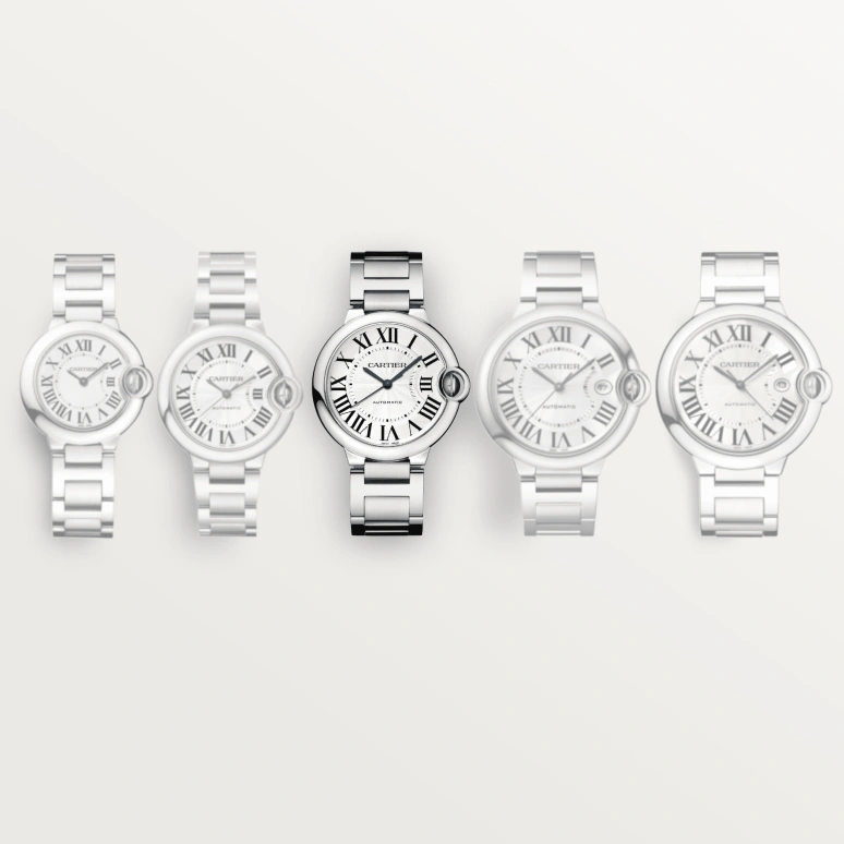 Cartier,Ballon Bleu de Cartier 36mm,36mm,Stainless Steel,Silver,Automatic,Sapphire,Crystal Glass,Round,WSBB0048