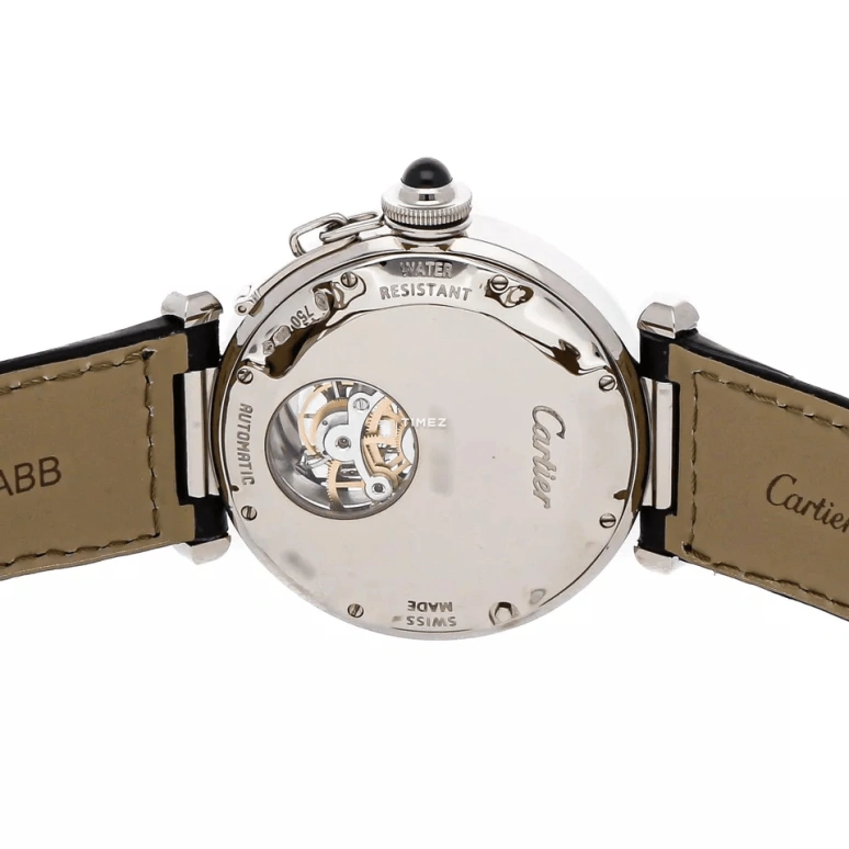 Cartier,Pasha de Cartier 38mm,38mm,White Gold,Silver,Black,Automatic,Tourbillon,Round,W3017751