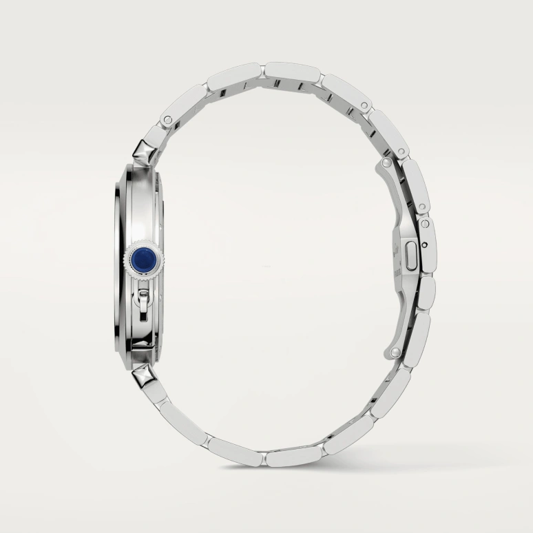 Cartier,Pasha de Cartier 41mm,41mm,Stainless Steel,Grey,Automatic,Day,42hours,WSPA0026